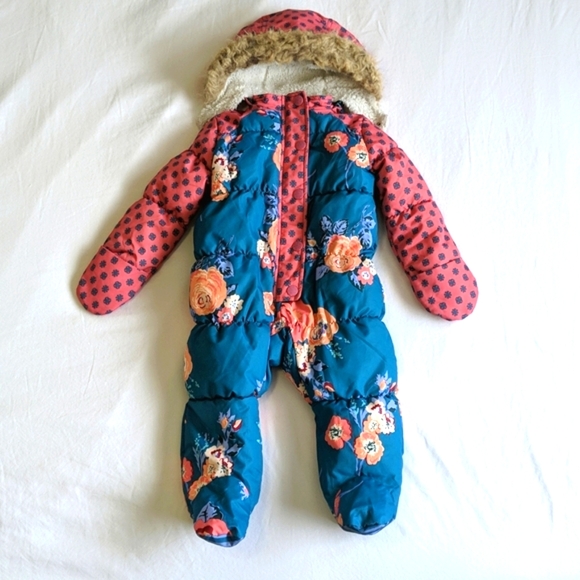 Matilda Jane Other - matilda jane floral rosy cheeks snowsuit bunting suit 6-12 months baby girl